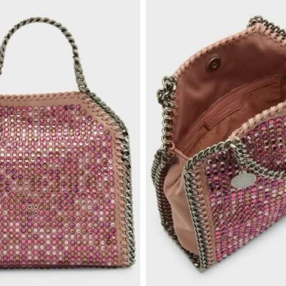 Stella McCartney Pink and Silver Shoulder Bag - Picture 3 of 11